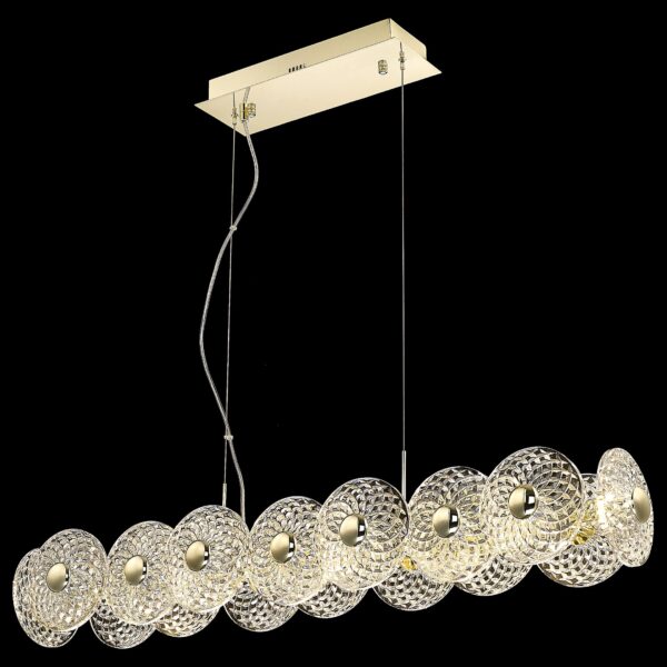 52240i5eiliu34rwfb94ags0ov4xhb76 WE160.16.323 WERTMARK PAMELA светильник подвесной, LED, 16×3.6W, 3000K