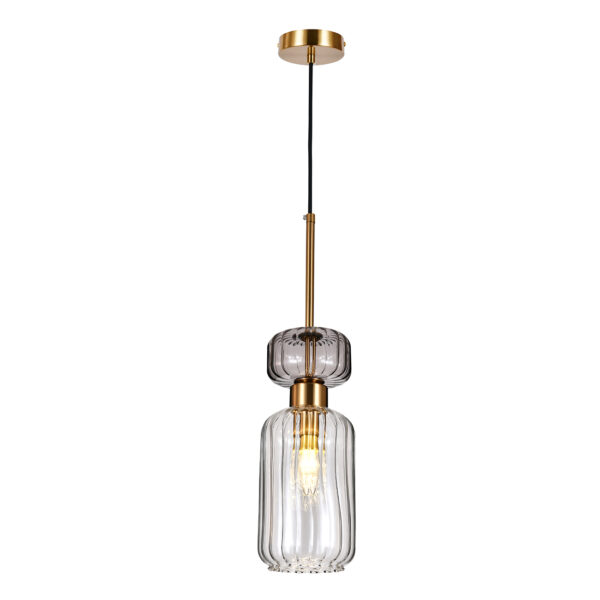 54A6D54D09D034A21D8B_0 Escada 1141/1S E14*60W Antique copper/Smoke/Clear