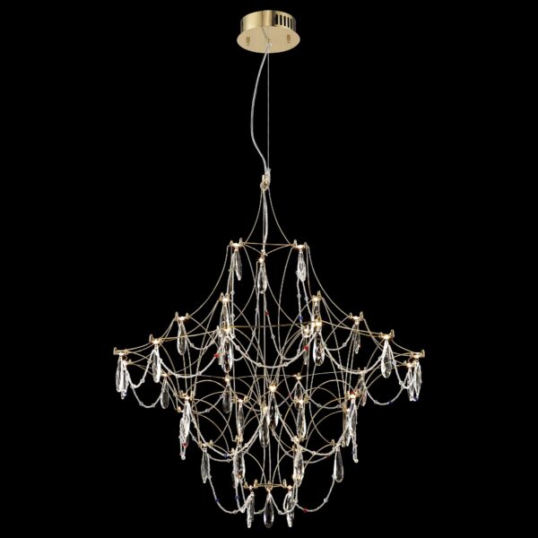 77u9opua13dbsk2xt87q0u718yeq9j6m WE336.36.306 WERTMARK FELICIA светильник подвесной, LED, 36x1W, 3000K