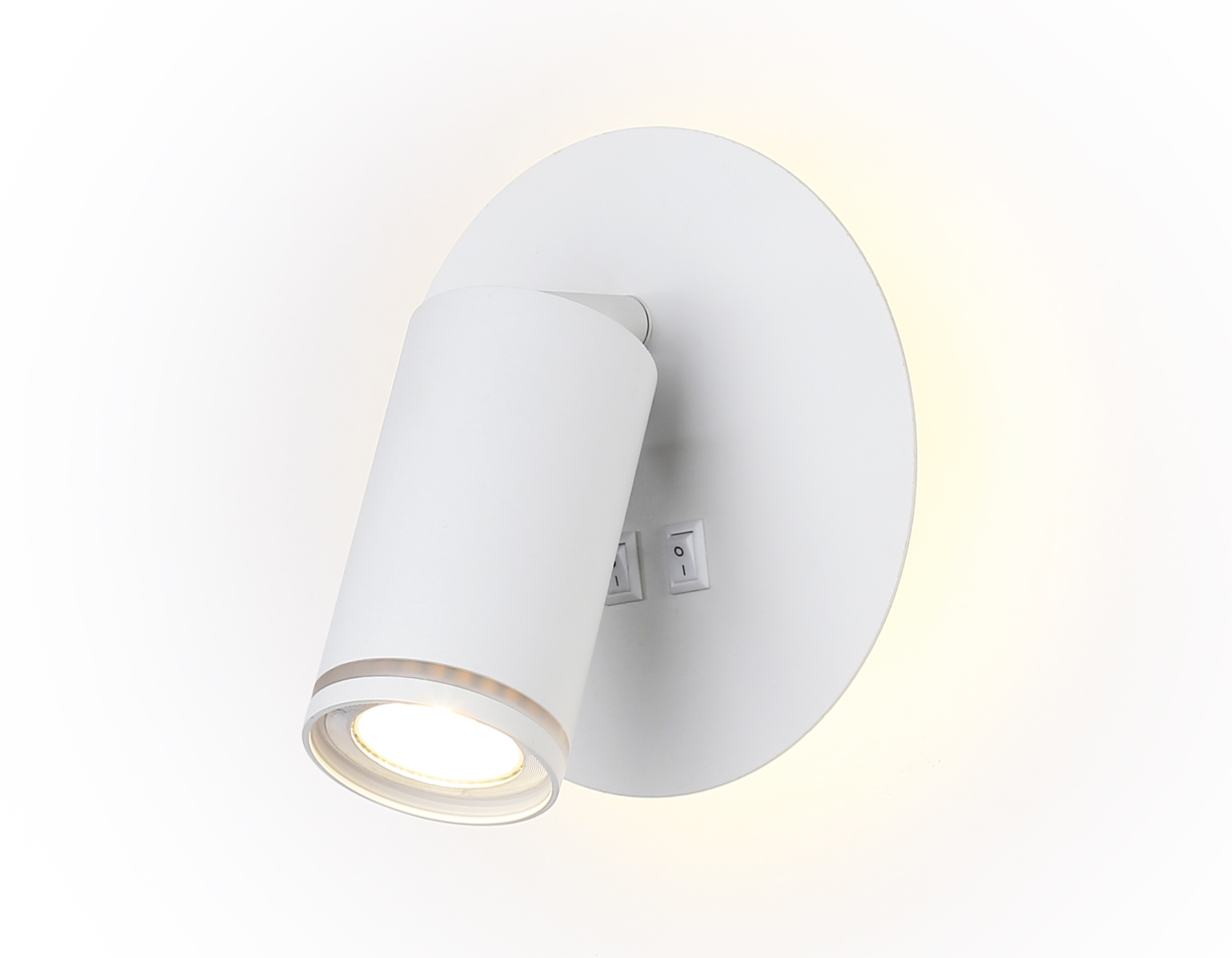 FW2462 FW2462 WH белый GU10 max 12W+LED 4200K 7W D145*150