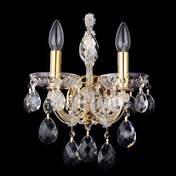 ISABEL_AP2_GOLD-TRANSPARENT-1 Бра Crystal Lux ISABEL AP2 GOLD/TRANSPARENT