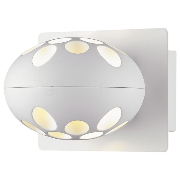 r02hucvg314zp4ch1unp6cgbu1aqncs9 WE438.01.001 WERTMARK AUGEN светильник настенный, LED, 26×0.16W, 3000K