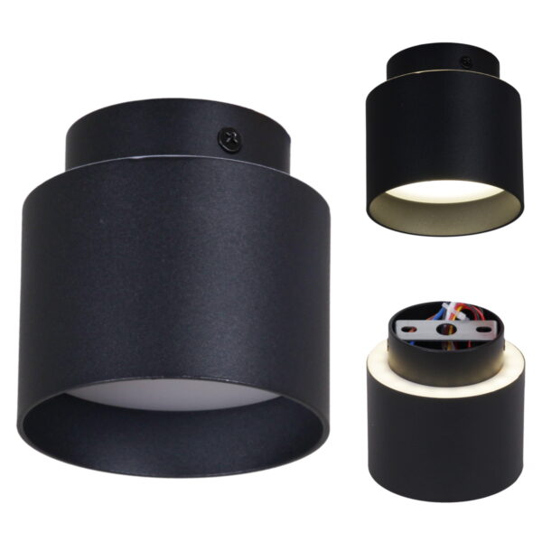 1430331_1 53006-9.5-001IL GX53+LED3W BK светильник точ.