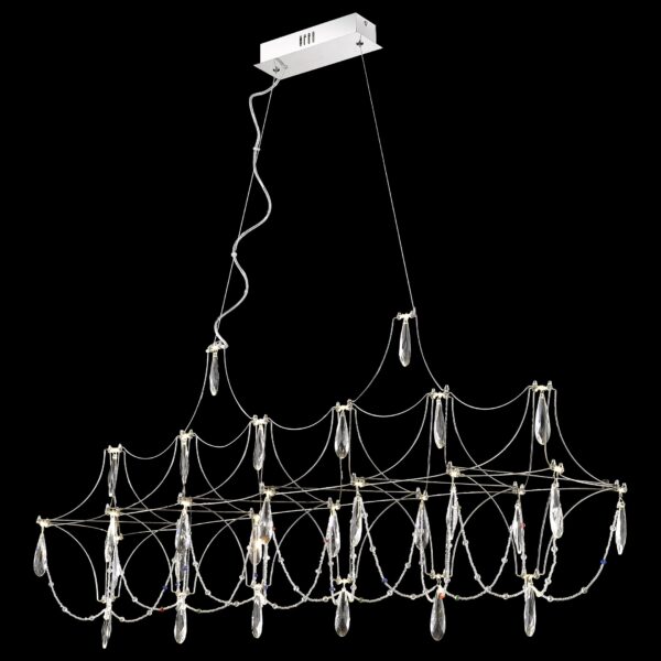 xd2ezvyj21gertjtt0cuoqxm23lgneoy WE336.24.123 WERTMARK FELICIA светильник подвесной, LED, 24x1W, 3000K