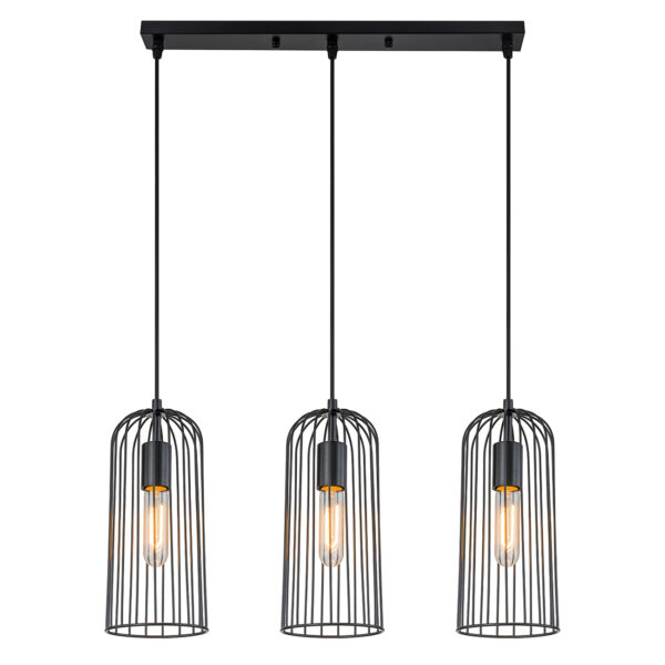 Escada 10198/3S E27*60W Black Escada 10198/3S E27*60W Black