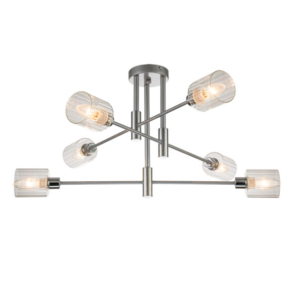 Escada 1140/6P E14*40W Silver/Chrome Escada 1140/6P E14*40W Silver/Chrome