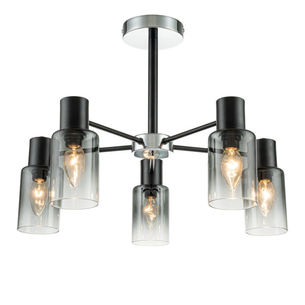 Escada 2120/5P E14*40W Black Escada 2120/5P E14*40W Black