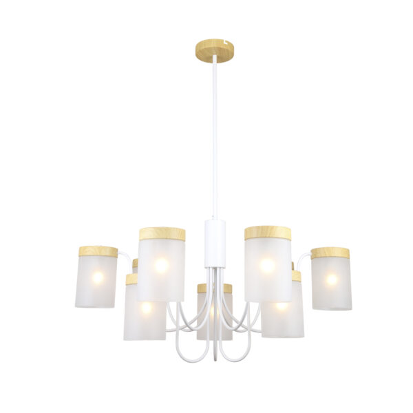 Escada 1172/9P E14*40W White/Wood Escada 1172/9P E14*40W White/Wood