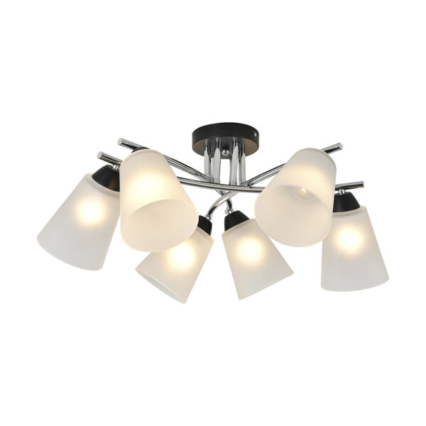 Escada 2132/6P E27*60W Black/Chrome Escada 2132/6P E27*60W Black/Chrome