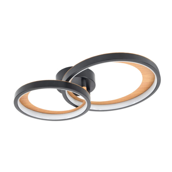 Escada 10265/2 LED*48W Black/Wood Escada 10265/2 LED*48W Black/Wood