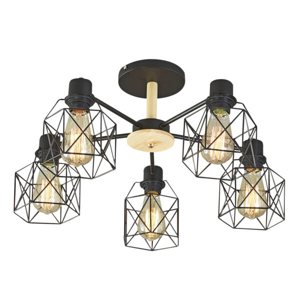 Escada 508/5PL E27*60W Black Escada 508/5PL E27*60W Black