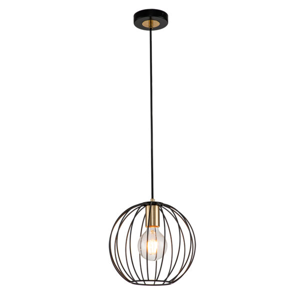 Escada 10176/1S E27*60W Black/Brass Escada 10176/1S E27*60W Black/Brass