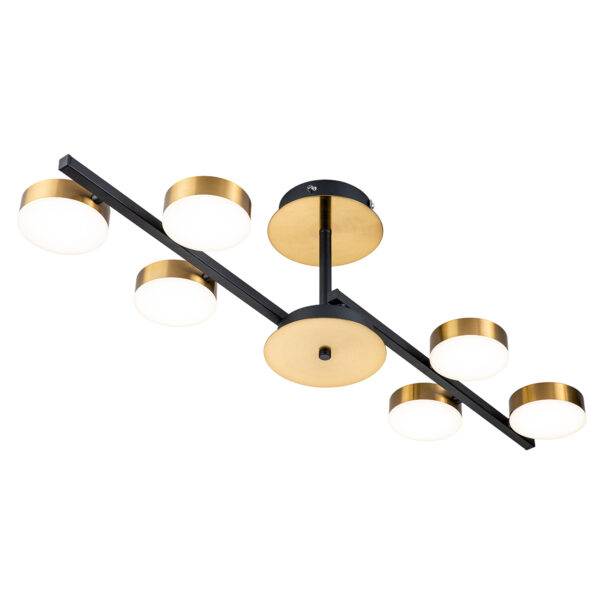 Escada 10266/6 LED*95W Black/Brass Escada 10266/6 LED*95W Black/Brass