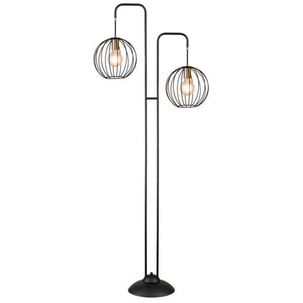 Escada 10176/2 E27*60W Black/Brass Escada 10176/2 E27*60W Black/Brass