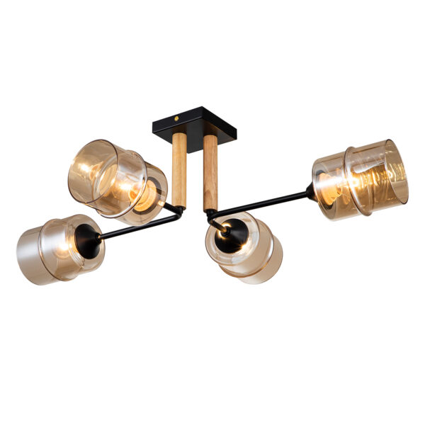 Escada 699/4P E27*60W Black Escada 699/4P E27*60W Black