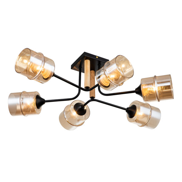 Escada 699/6P E27*60W Black Escada 699/6P E27*60W Black