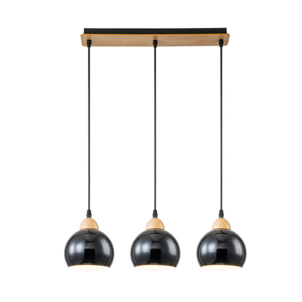 Escada 10178/3S E27*40W Black/Wood Escada 10178/3S E27*40W Black/Wood