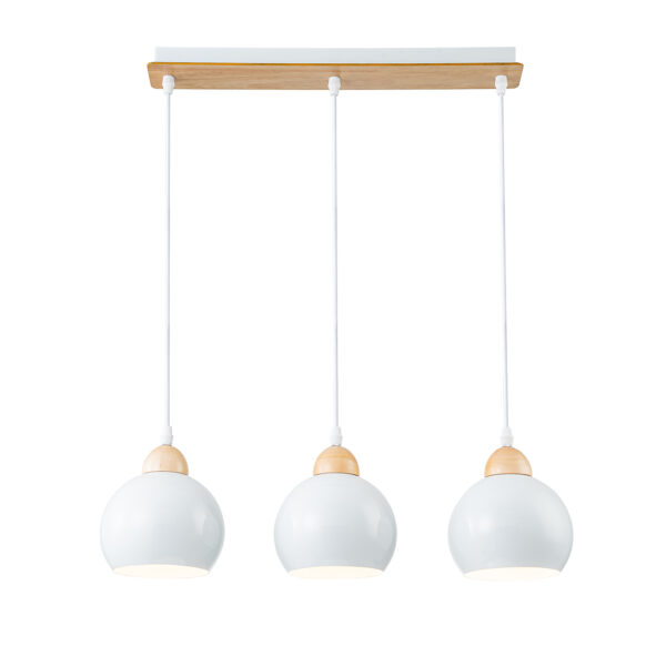 Escada 10178/3S E27*40W White/Wood Escada 10178/3S E27*40W White/Wood