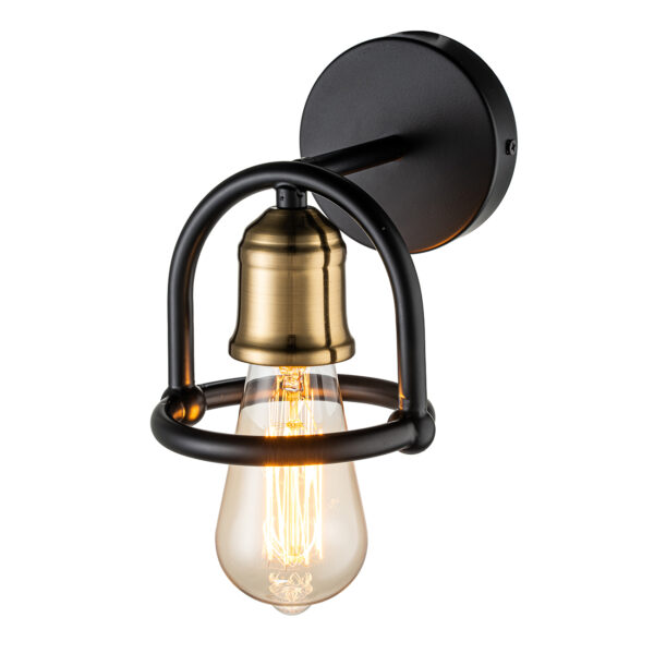 Escada 659/1A E27*40W Black/Brass Escada 659/1A E27*40W Black/Brass