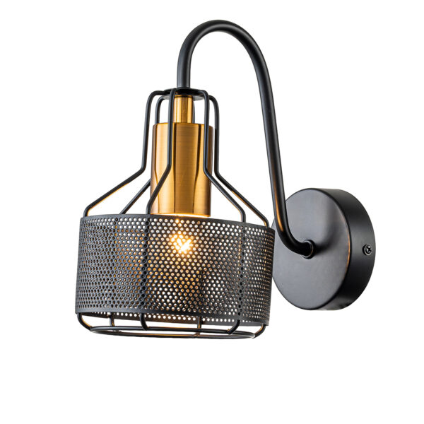 Escada 697/1A E27*60W Black/Gold Escada 697/1A E27*60W Black/Gold