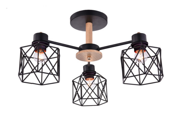 Escada 508/3PL E27*60W Black Escada 508/3PL E27*60W Black