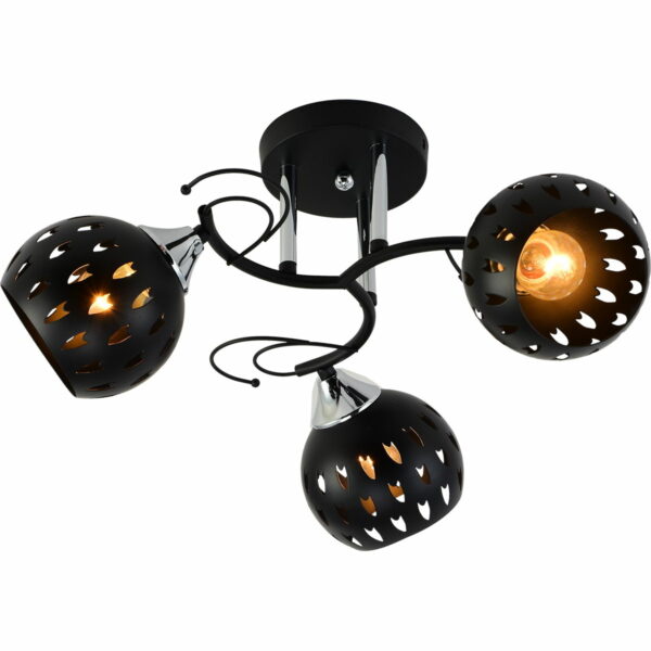 01314-0.3-03 BK+CR светильник потолочный 01314-0.3-03 BK+CR светильник потолочный