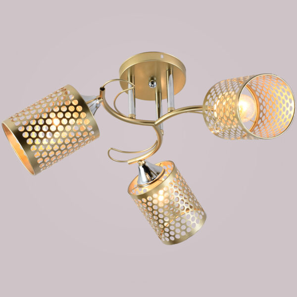 01322-0.3-03 MATT GOLD+CR светильник потолочный 01322-0.3-03 MATT GOLD+CR светильник потолочный