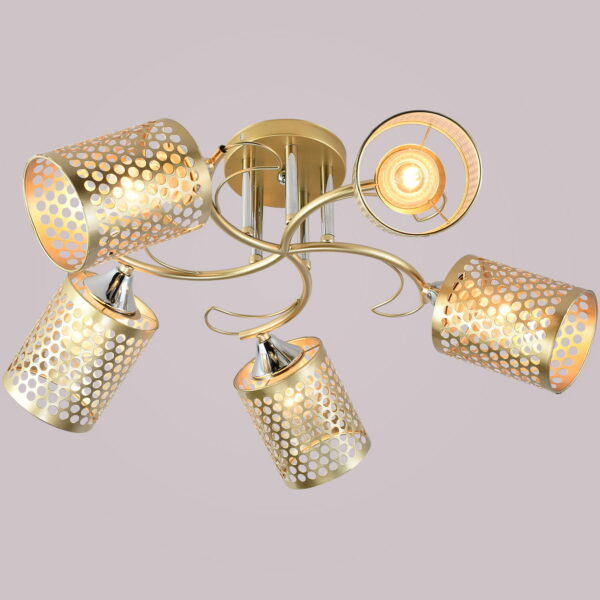 01322-0.3-05 MATT GOLD+CR светильник потолочный 01322-0.3-05 MATT GOLD+CR светильник потолочный