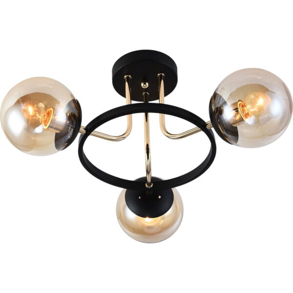 01344-0.3-03 BK+FGD светильник потолочный 01344-0.3-03 BK+FGD светильник потолочный