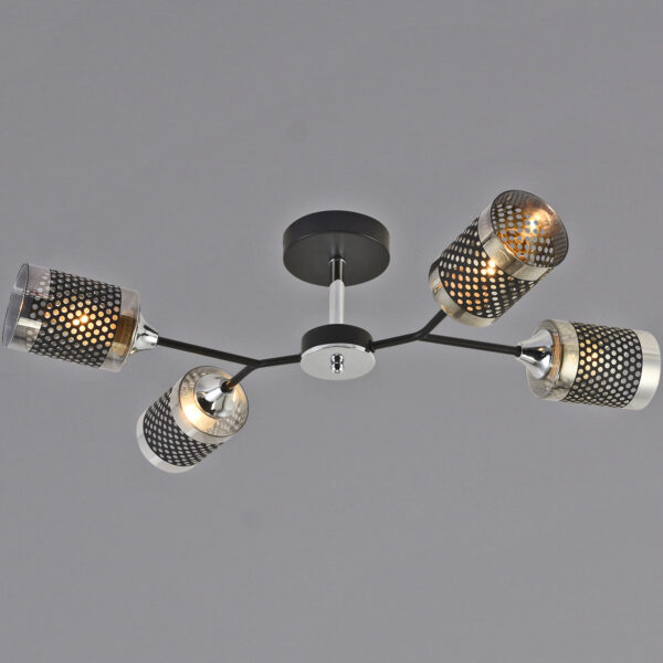 01405-3.3-04B BK+CR светильник потолочный 01405-3.3-04B BK+CR светильник потолочный