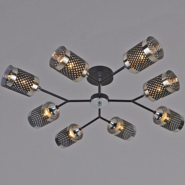 01405-3.3-08B BK+CR светильник потолочный 01405-3.3-08B BK+CR светильник потолочный