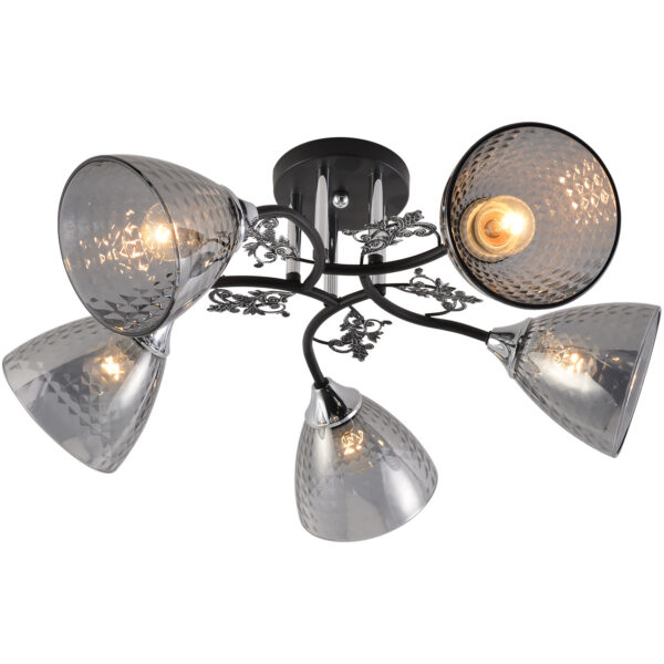 01525-0.3-05 BK+CR светильник потолочный 01525-0.3-05 BK+CR светильник потолочный