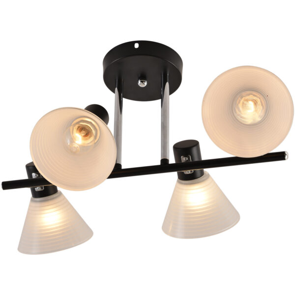 01553-3.3-04B BK+CR светильник потолочный 01553-3.3-04B BK+CR светильник потолочный