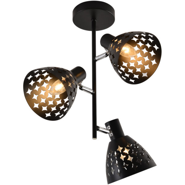 01554-3.3-03B BK+CR светильник потолочный 01554-3.3-03B BK+CR светильник потолочный