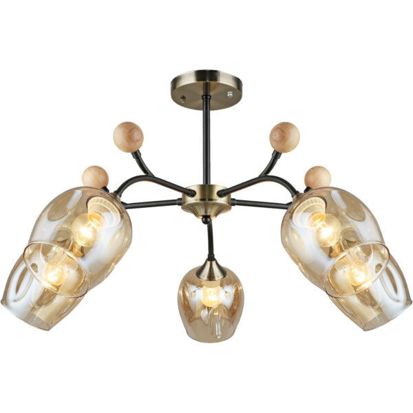 02009-0.3-05 AB+BK светильник потолочный 02009-0.3-05 AB+BK светильник потолочный