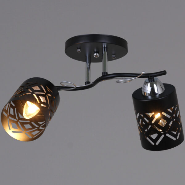 08267-0.3-02 BK+CR светильник потолочный 08267-0.3-02 BK+CR светильник потолочный