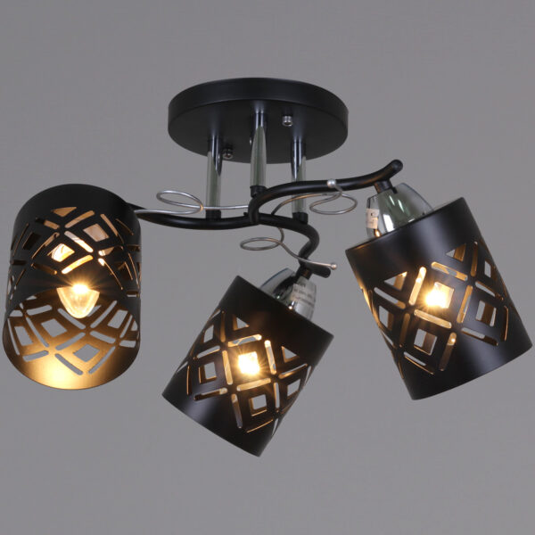 08267-0.3-03 BK+CR светильник потолочный 08267-0.3-03 BK+CR светильник потолочный