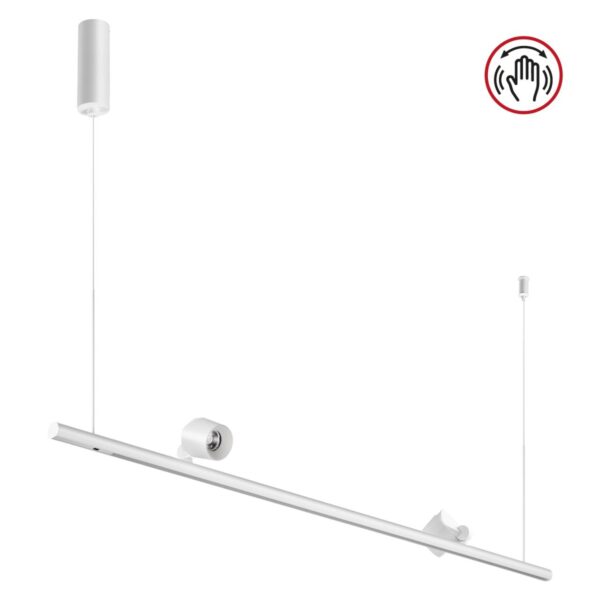 086fd15d7463ff418e436bb69bc7cdd3 359308 OVER NT24 288 белый Светильник подвесной диммируемый (сенсер) IP20 LED 14W+14W 4000K 220-240V FERMO