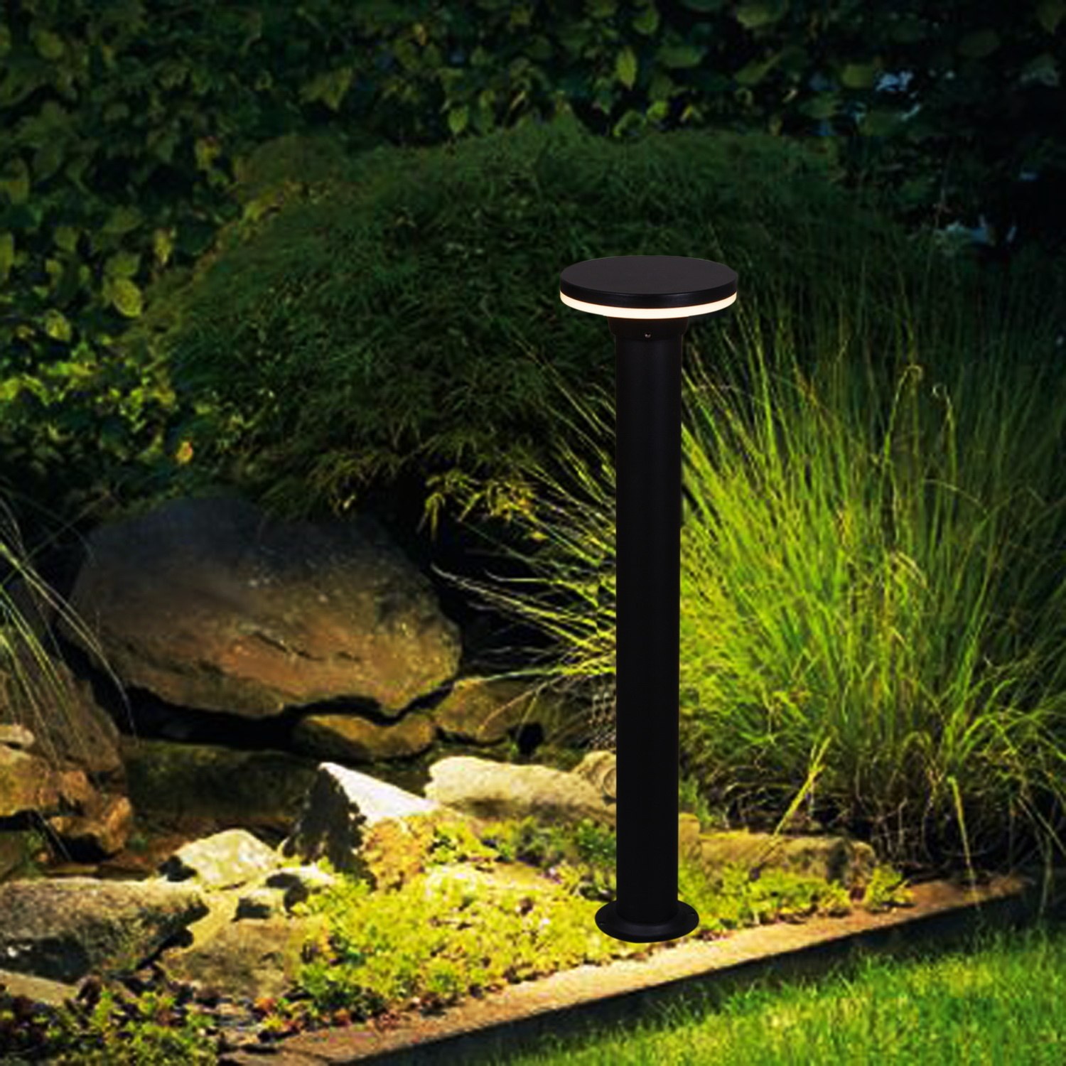 09974-0.7-001KT 0,6M LED12W BK фонарь