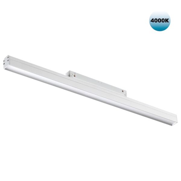 0ee9d15ebbe34a346df80a3b3ad673b0 358411 SHINO NT20 152 белый Трековый светильник для низков. шинопровода IP20 LED 4000K 24W 48V FLUM