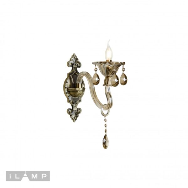 Настенный светильник iLamp Asia 61082/1 Бронзовый Настенный светильник iLamp Asia 61082/1 Бронзовый