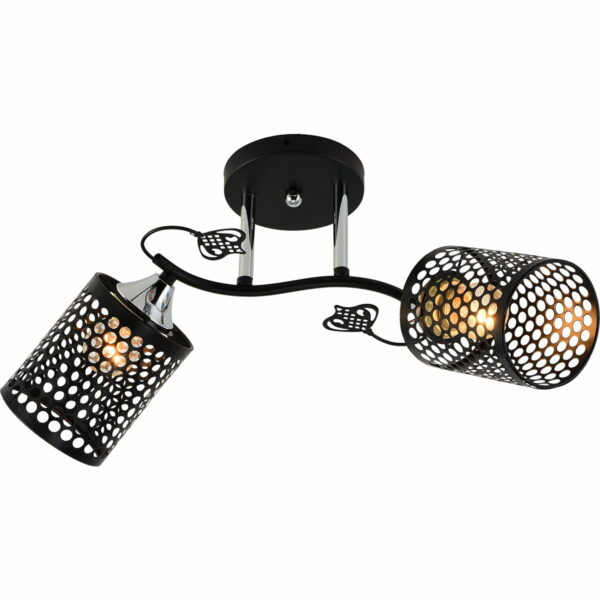 11320-0.3-02 BK+CR светильник потолочный 11320-0.3-02 BK+CR светильник потолочный