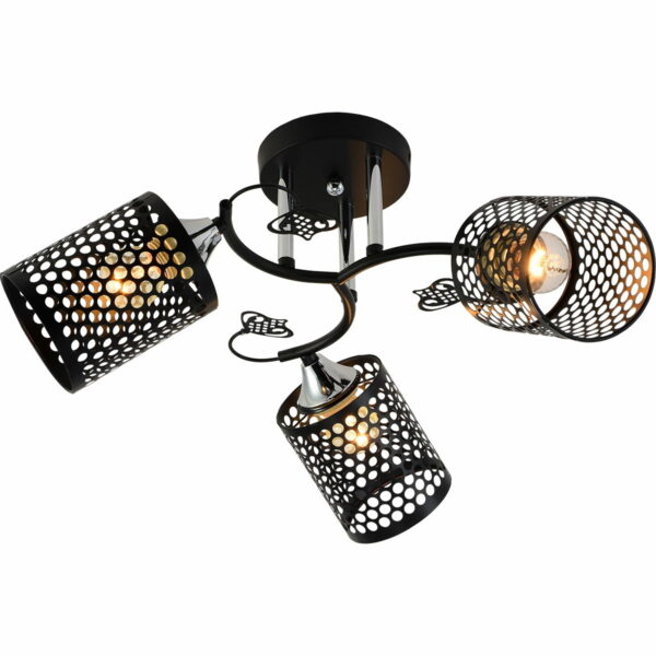 11320-0.3-03 BK+CR светильник потолочный 11320-0.3-03 BK+CR светильник потолочный