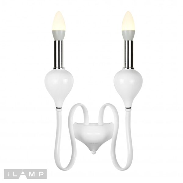 Настенный светильник iLamp Lady B88003-2 Белый Настенный светильник iLamp Lady B88003-2 Белый