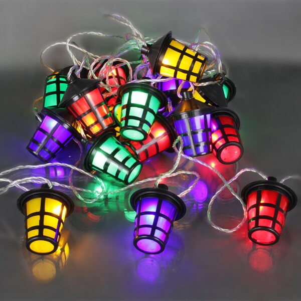 A-209 светодиодная гирлянда длиной 10м прозрачный провод, с насадками "фонарик" 8х6см. A-209 светодиодная гирлянда длиной 10м прозрачный провод, с насадками «фонарик» 8х6см.