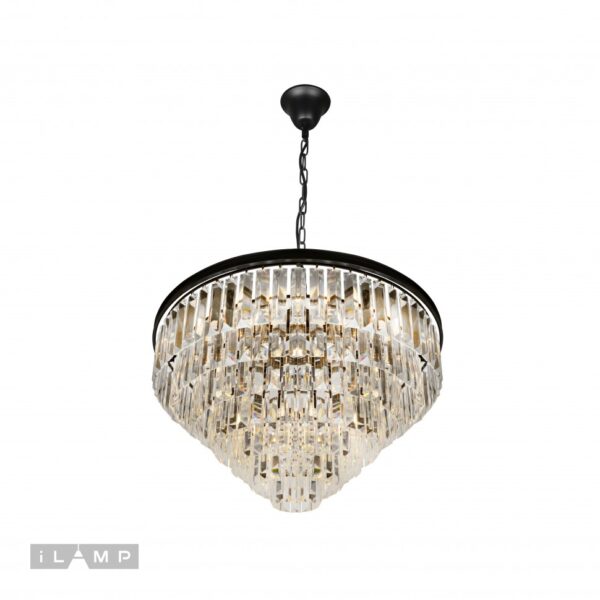 Подвесная люстра iLamp Triumph 6101-800 Черная Подвесная люстра iLamp Triumph 6101-800 Черная