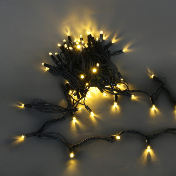 A-504A WW гирлянда светодиодная, черный провод 10м, 100LED, 24V, морозоустойчивая, влагозащищенная A-504A WW гирлянда светодиодная, черный провод 10м, 100LED, 24V, морозоустойчивая, влагозащищенная
