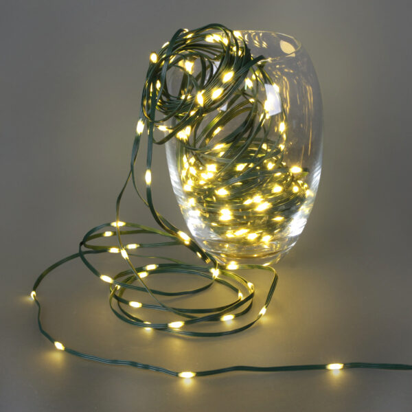 A-509A WW гирлянда светодиодная, 30м, 300LED, "Капля", 220V, зеленый шлейф, с контроллером A-509A WW гирлянда светодиодная, 30м, 300LED, «Капля», 220V, зеленый шлейф, с контроллером