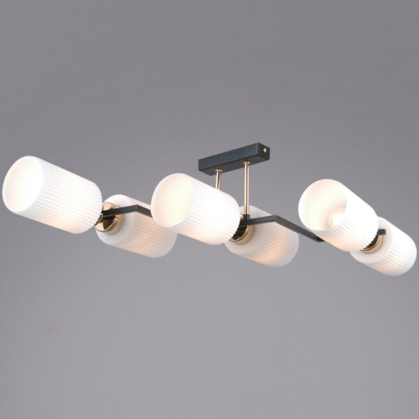 IL0809-6ASQ-25 BK AB NAPLES светильник потолочный IL0809-6ASQ-25 BK AB NAPLES светильник потолочный