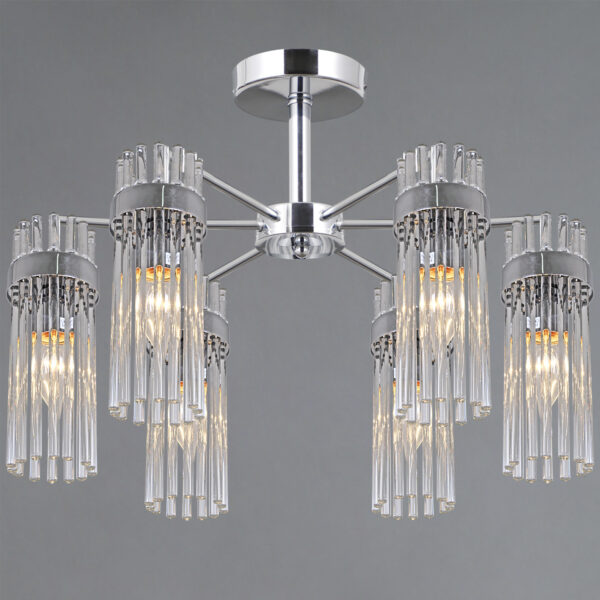 IL0761-6CSQ-25 CR GENOA светильник потолочный IL0761-6CSQ-25 CR GENOA светильник потолочный